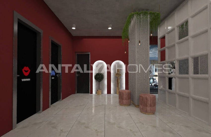 Alanya'da Plaja Yakın Zengin Olanaklara Sahip Sitede Daireler 13