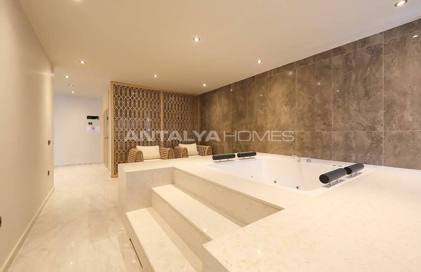 Möbliertes Penthouse Mit Meerblick Und Pool In Alanya 13