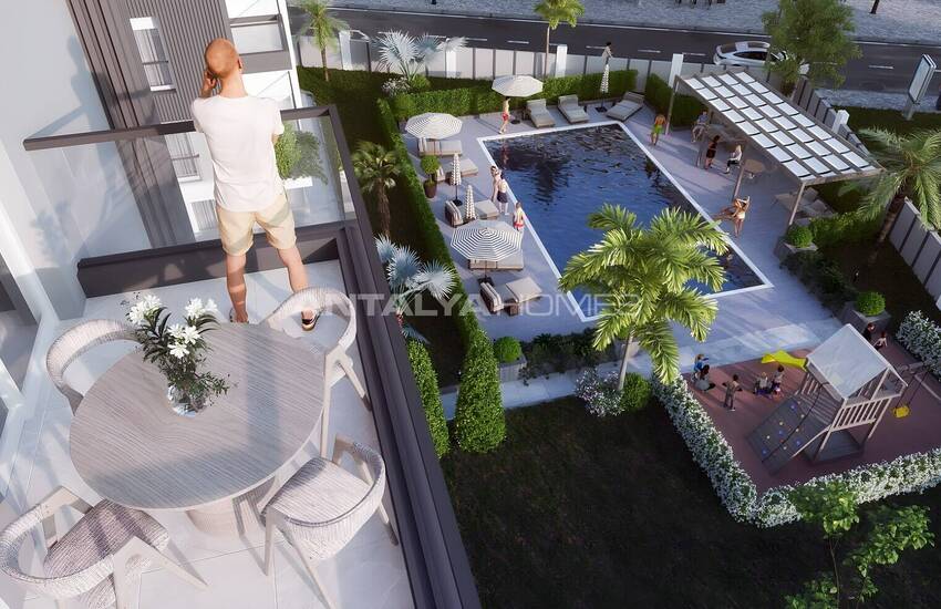 Eleganta Fastigheter I Ett Komplex Med Pool I Antalya Kepez 6