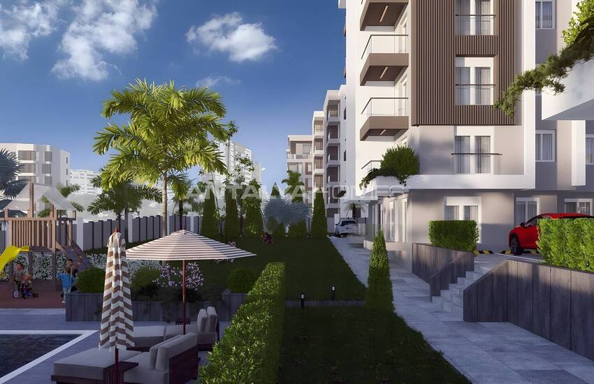 عقارات أنيقة في مجمع مع مسبح في أنطاليا كيبيز 4