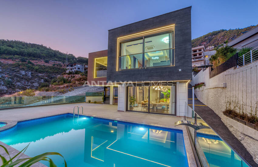Stilfulla Hus Med Privata Pooler I Alanya 3