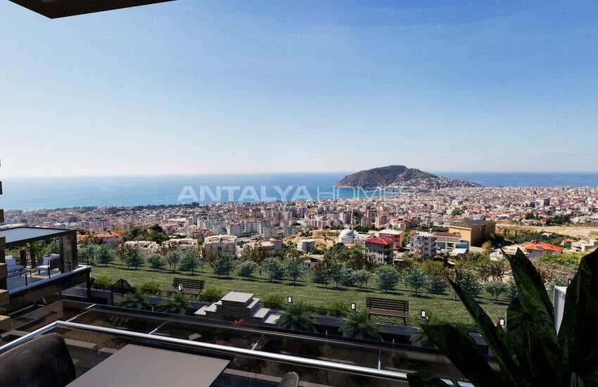 Eleganta Fastigheter Med Havsutsikt I Alanya Cikcilli 1