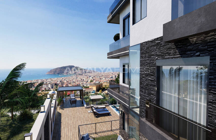 Eleganta Fastigheter Med Havsutsikt I Alanya Cikcilli 6