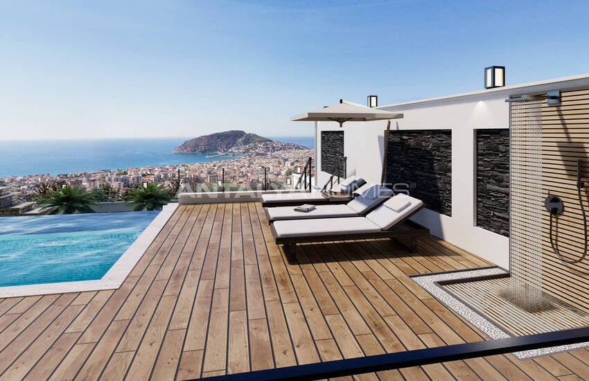 Eleganta Fastigheter Med Havsutsikt I Alanya Cikcilli 8