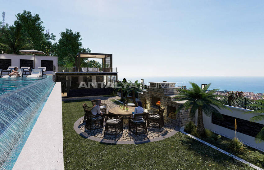 Eleganta Fastigheter Med Havsutsikt I Alanya Cikcilli 12