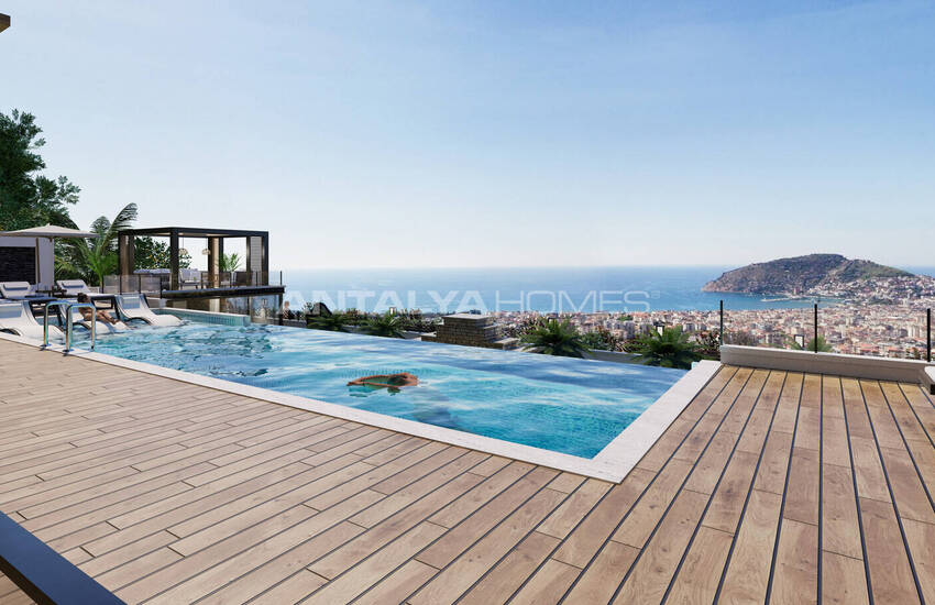 Eleganta Fastigheter Med Havsutsikt I Alanya Cikcilli 11