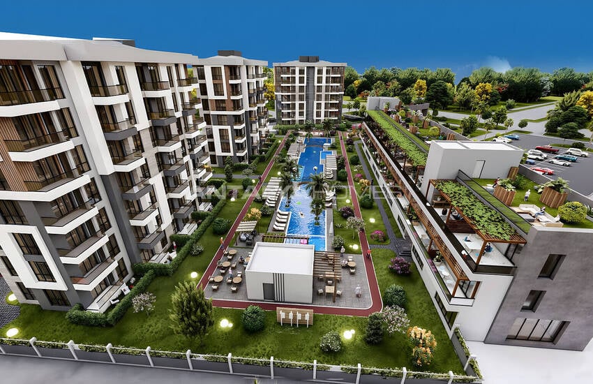 Woningen Te Koop In Een 4 Block Complex In Antalya Kepez