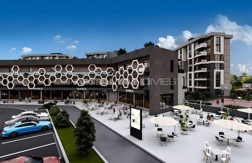 Стильная недвижимость в 4-х блочном комплексе в Анталии Кепез 8