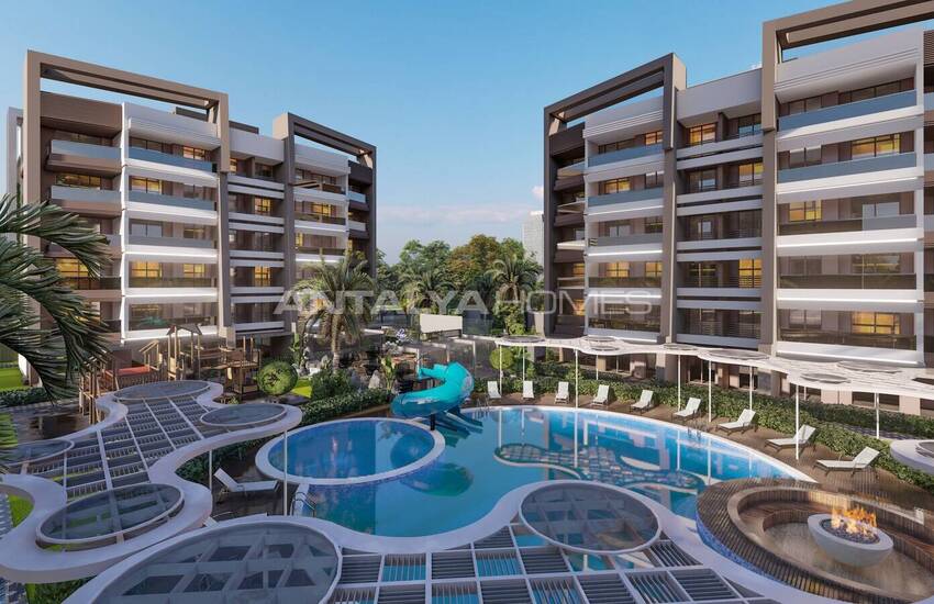 Flats with a Pool in Altıntaş Near the Airport 1