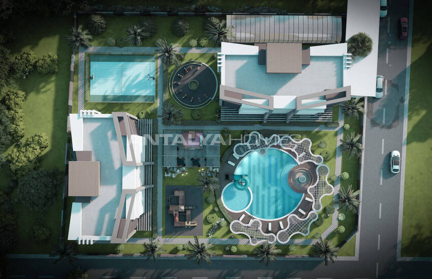 Flats with a Pool in Altıntaş Near the Airport 16