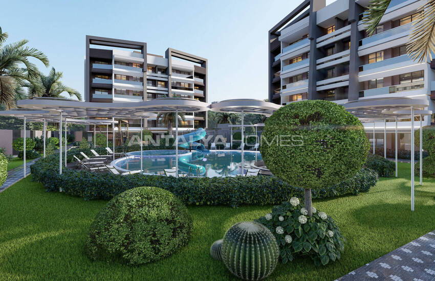Flats with a Pool in Altıntaş Near the Airport 3