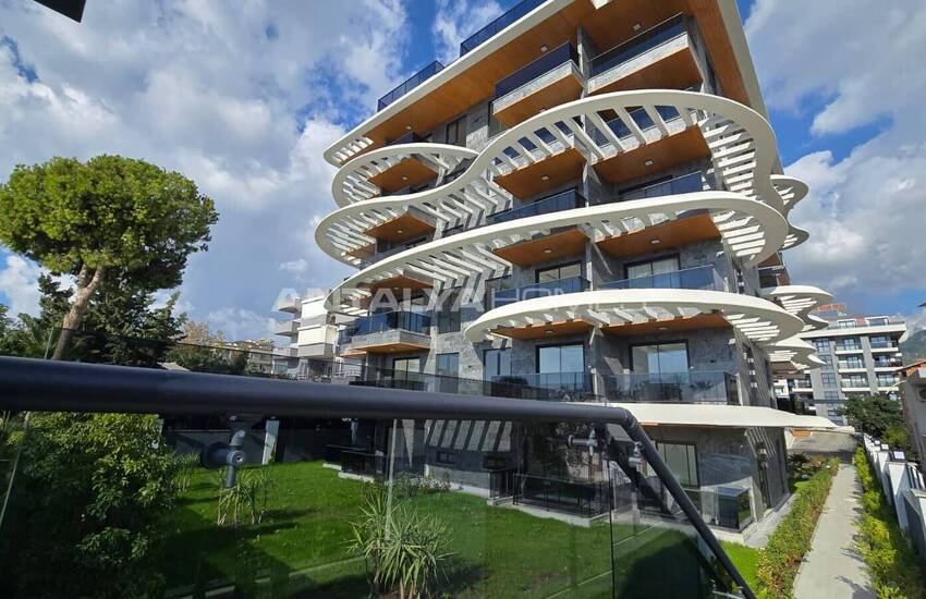 آپارتمان در یک مجتمع با امکانات رفاهی در Kestel Alanya 12