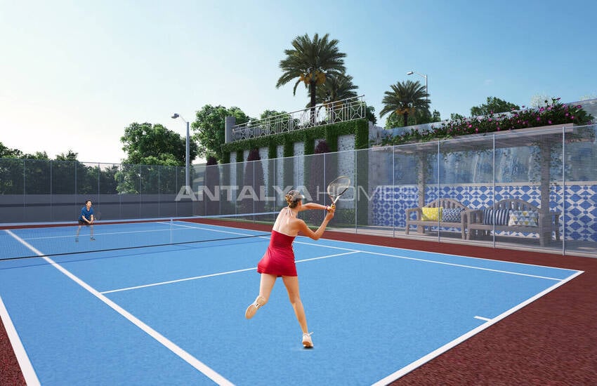 Alanya'da Satılık Manzaralı Şık Tasarımlı Daireler 10