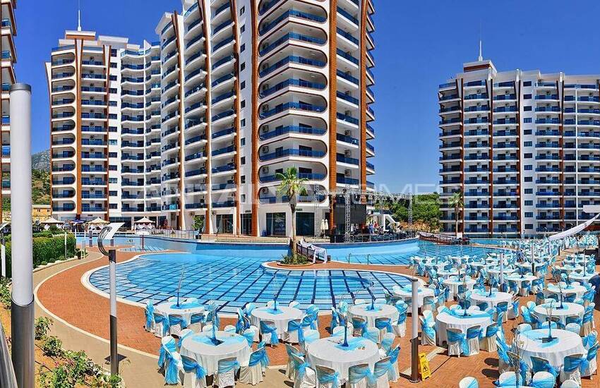 Appartement Avec Vue Sur La Mer À Alanya Azura Park Residence 1
