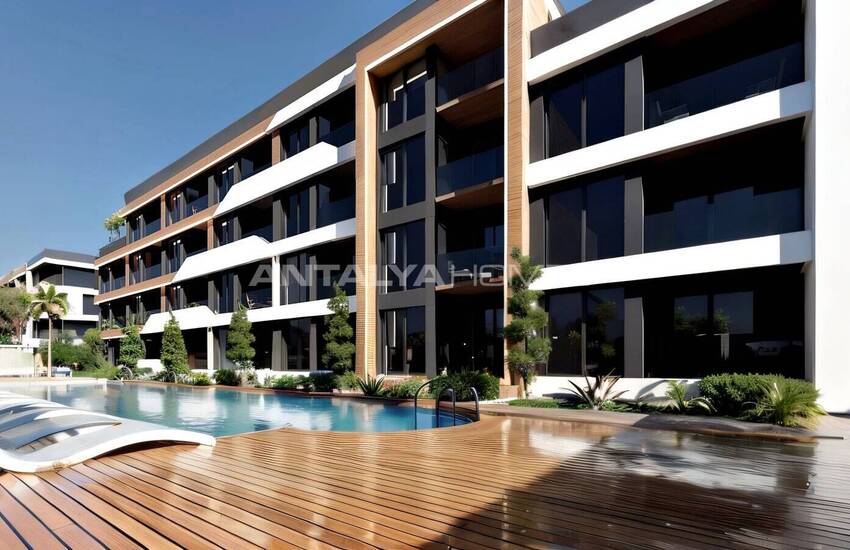 Lägenheter Med 1 Sovrum Och Balkonger I Antalya Altintas 3