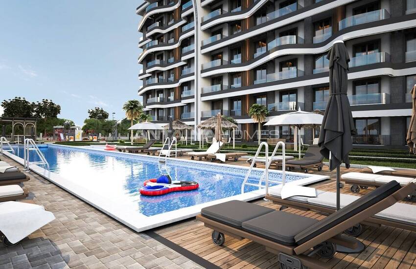 1 and 2-bedroom Apartments with Pool in Antalya Altintas 2