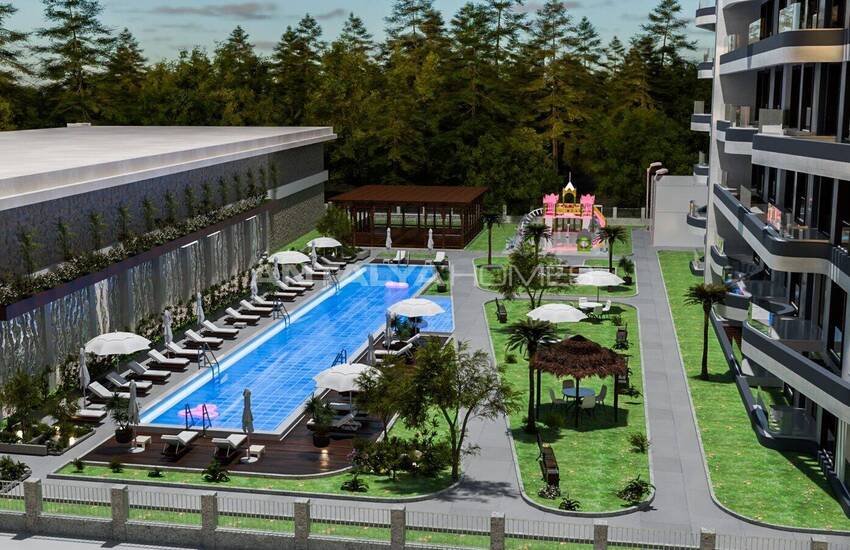 1 and 2-bedroom Apartments with Pool in Antalya Altintas 5