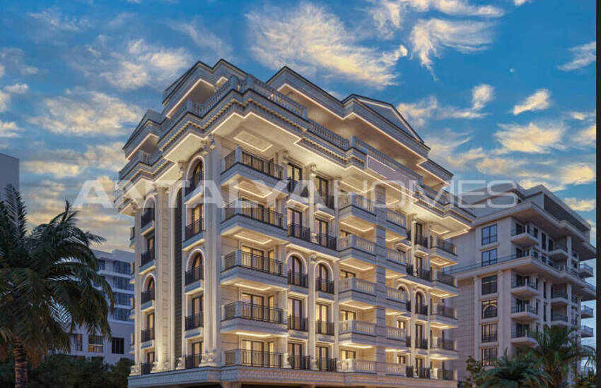 Stylish Flats 250 M From the Coast in Alanya