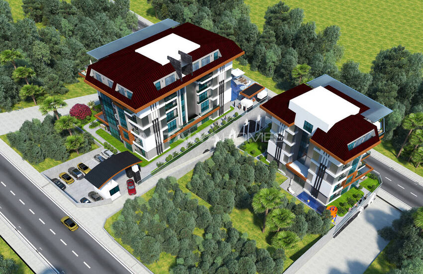 Stilvolle Wohnungen 400 M Von Der Küste In Alanya, Antalya 8