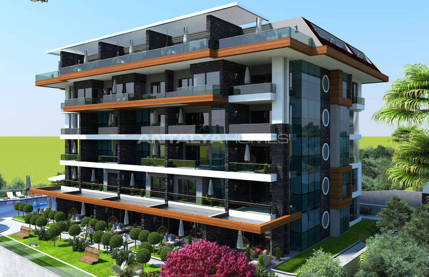 Stylish Flats 400 M From the Coast in Alanya, Antalya 1
