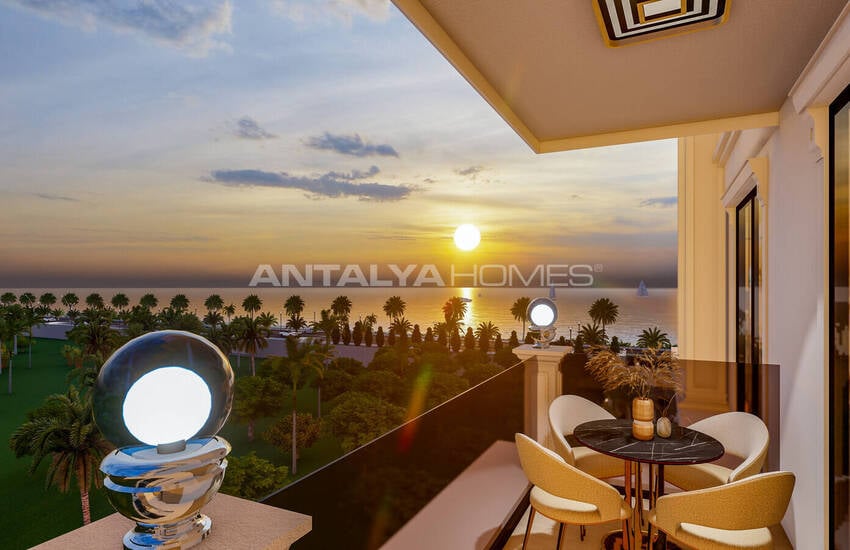 Alanya Mahmutlar'da Denize Sıfır Şık Tasarımlı Daireler 11