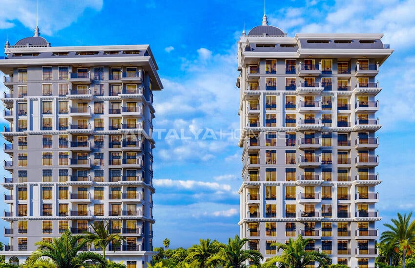 Alanya Mahmutlar'da Denize Sıfır Şık Tasarımlı Daireler 8