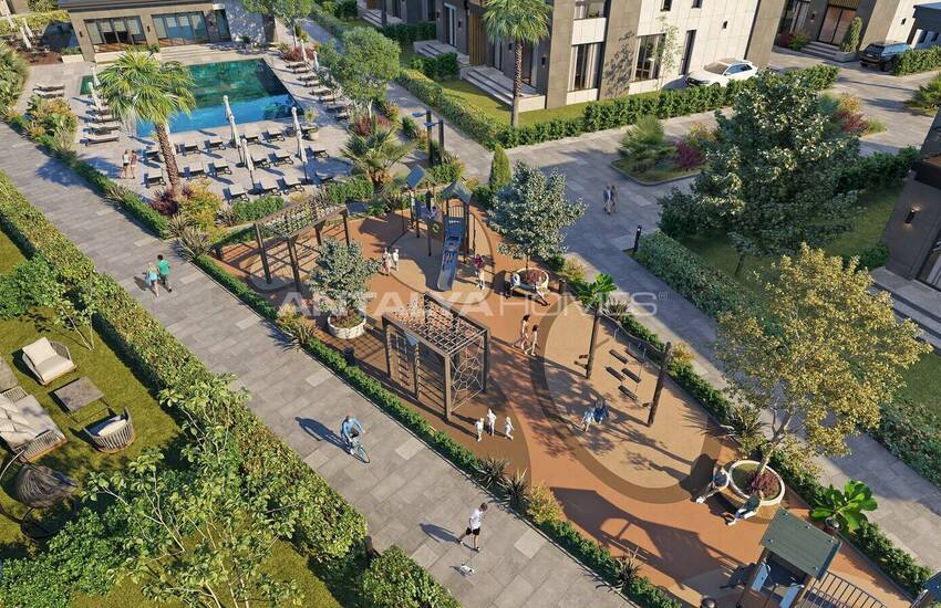 Элегантные дома на продажу в жилом проекте в Дёшемеалты 13