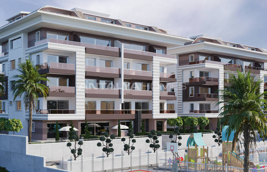 Snygga Lägenheter Med Utsikt Över Bergen I Alanya Kestel 6