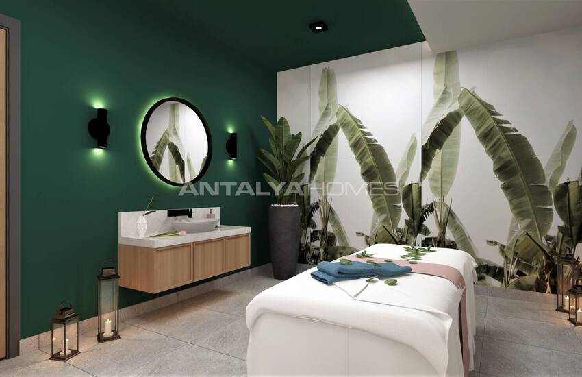 Snygga Lägenheter Med Utsikt Över Bergen I Alanya Kestel 17