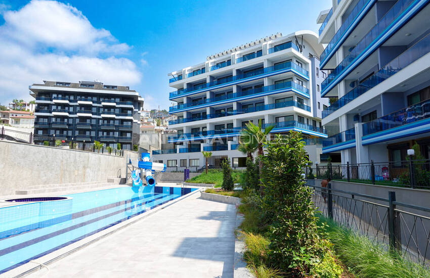 Lägenheter Med Havs- Och Stadsutsikt I Alanya Kargıcak 2