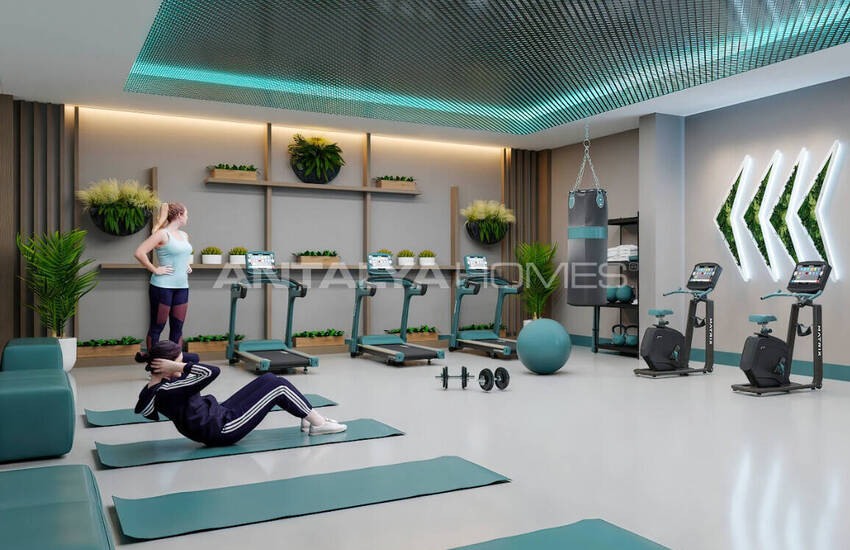 Квартиры в комплексе рядом с пляжем в Алании 9