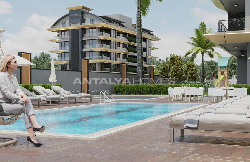 Flats in a Complex Close to the Beach in Alanya 2