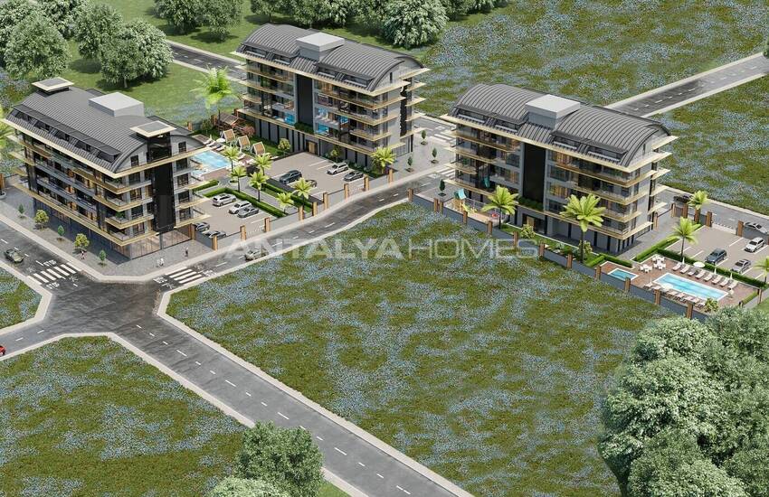 Flats in a Complex Close to the Beach in Alanya 1