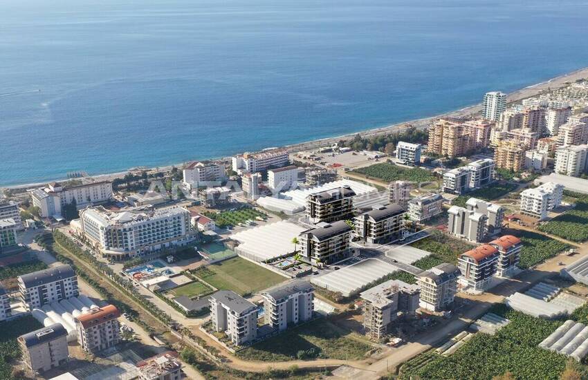 Flats in a Complex Close to the Beach in Alanya