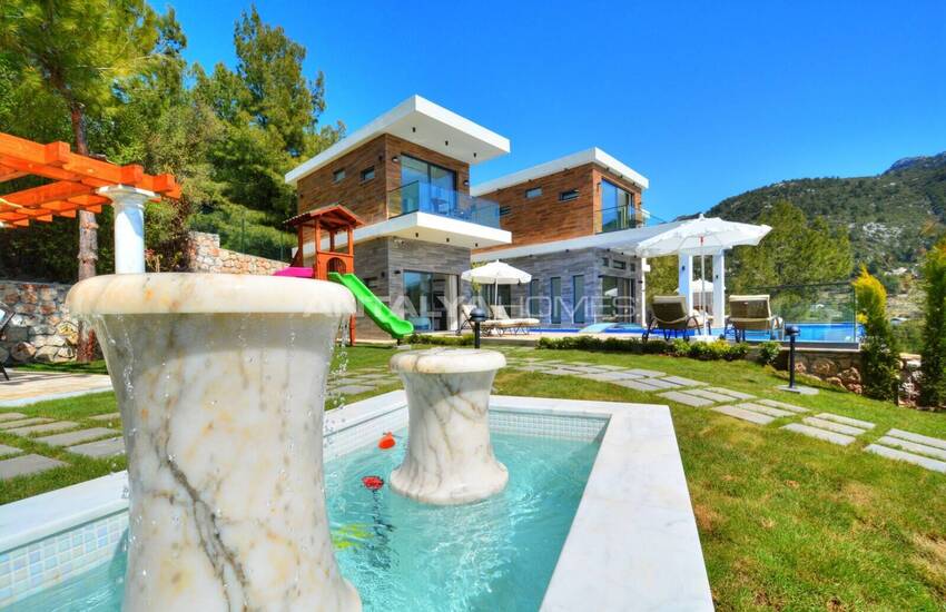 Furnished Villa with Pools & Large Garden in Kas Kalkan 17