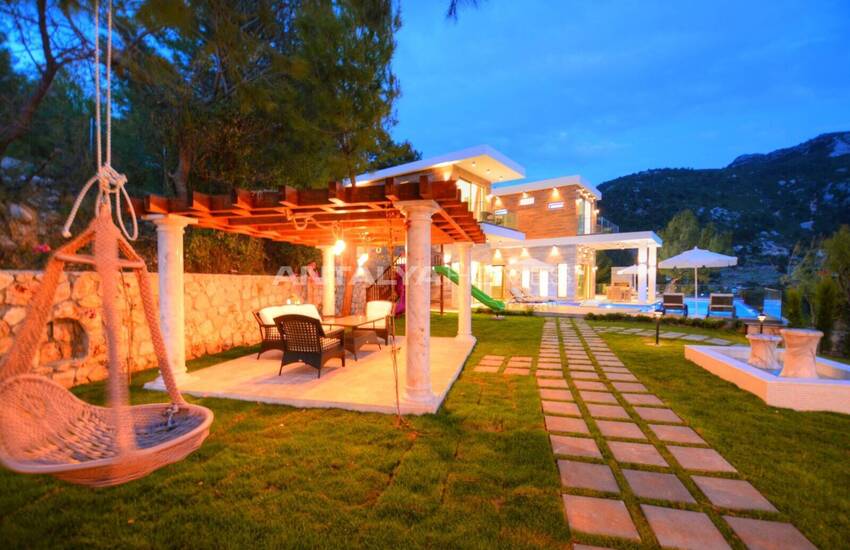 Furnished Villa with Pools & Large Garden in Kas Kalkan 23