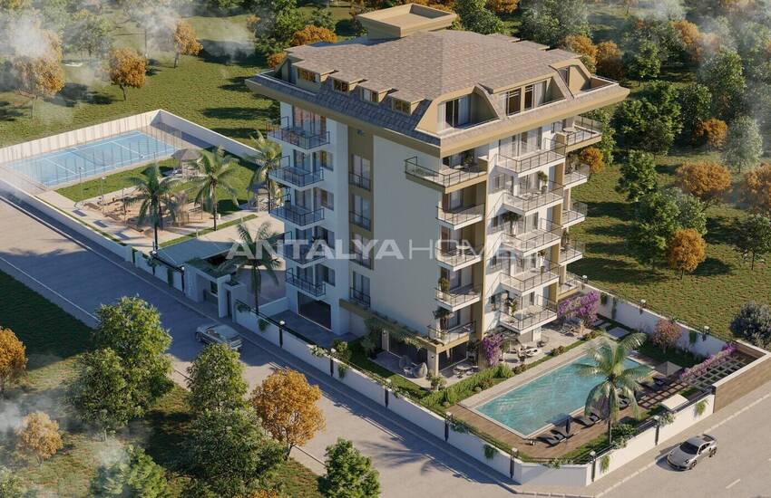 Elegant Apartments Just 200 M From Sea in Kestel Alanya