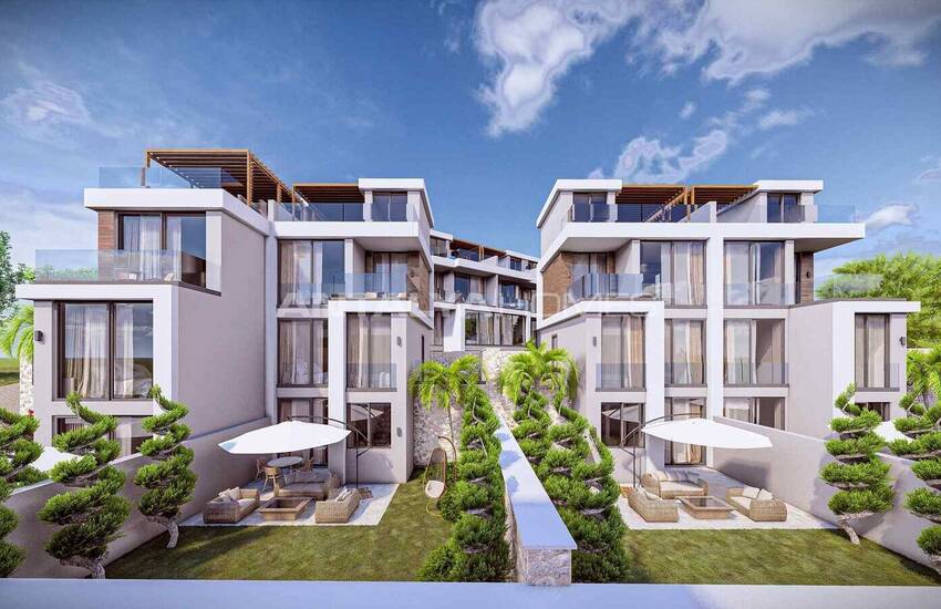 Hus Med Pool I Ett Komplex Med Havsutsikt I Antalya Kalkan 6