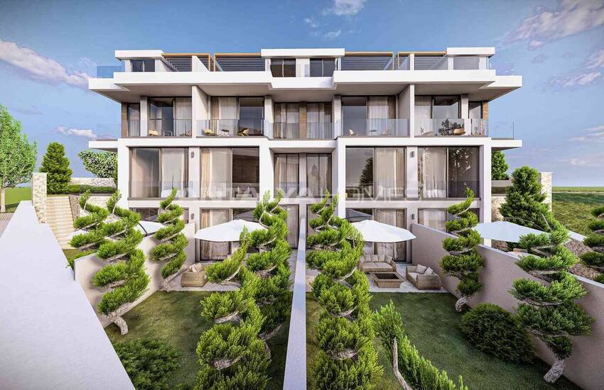 Hus Med Pool I Ett Komplex Med Havsutsikt I Antalya Kalkan 1