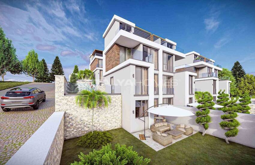 Hus Med Pool I Ett Komplex Med Havsutsikt I Antalya Kalkan 7