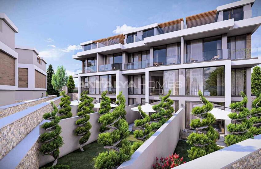 Hus Med Pool I Ett Komplex Med Havsutsikt I Antalya Kalkan 9