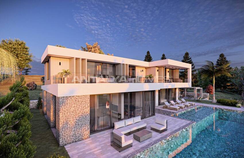 Kalkan Kaş'ta Satılık Deniz Manzaralı Özel Havuzlu Ev 5