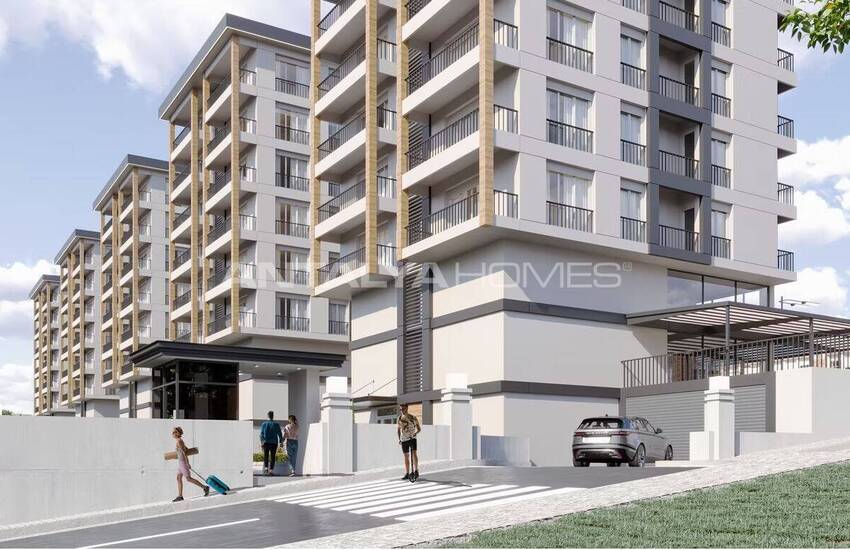 آپارتمان‌های 2 خوابه در کپز با منظره استخر و شهر 3