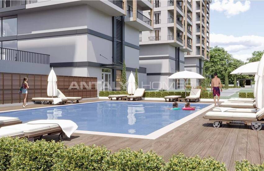 2-bedroom Apartments in Kepez with Pool and City Views