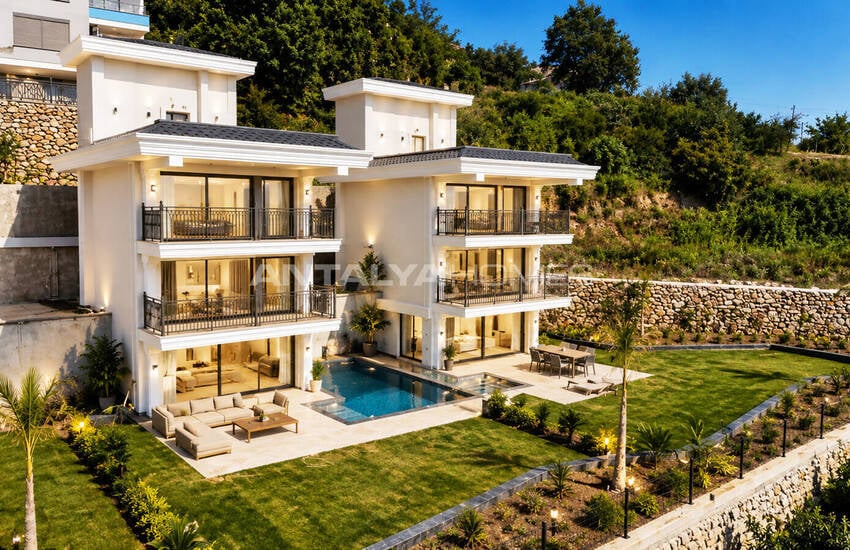 Elegante Häuser Mit Privatem Pool Und Garten In Alanya 2