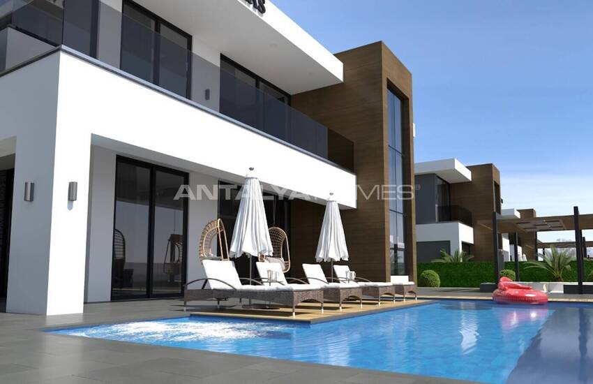 Sea View Houses with Pool for Sale in Alanya 8