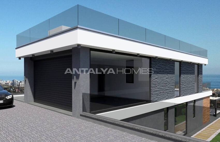 Sea View Houses with Pool for Sale in Alanya 10