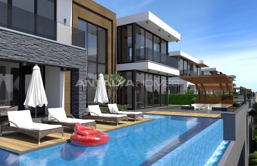 Maisons Avec Vue Sur La Mer Avec Piscine À Vendre À Alanya 2
