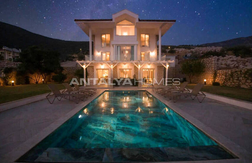 منزل مطل على البحر مع مسبح خاص في كالكان، أنطاليا 6