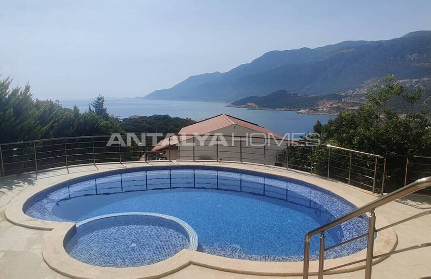 Elegante Villa Met Zwembad En Zeezicht In Kas Antalya 3